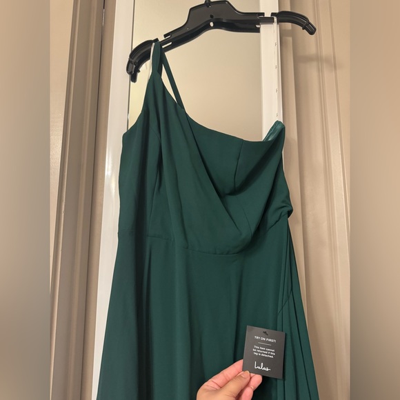 Lulus One Shoulder Maxi Dress NWT - Picture 8 of 11